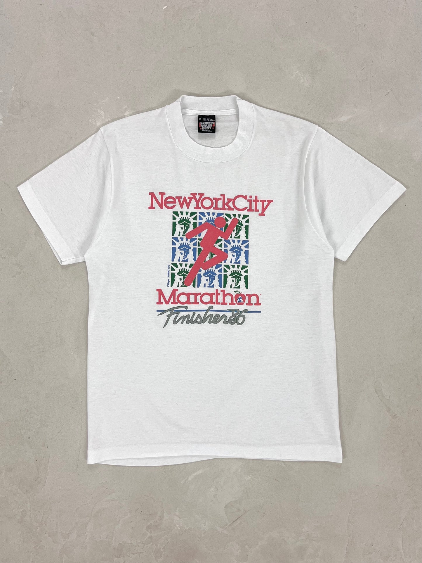 80s NEW YORK MARATHON T-SHIRT