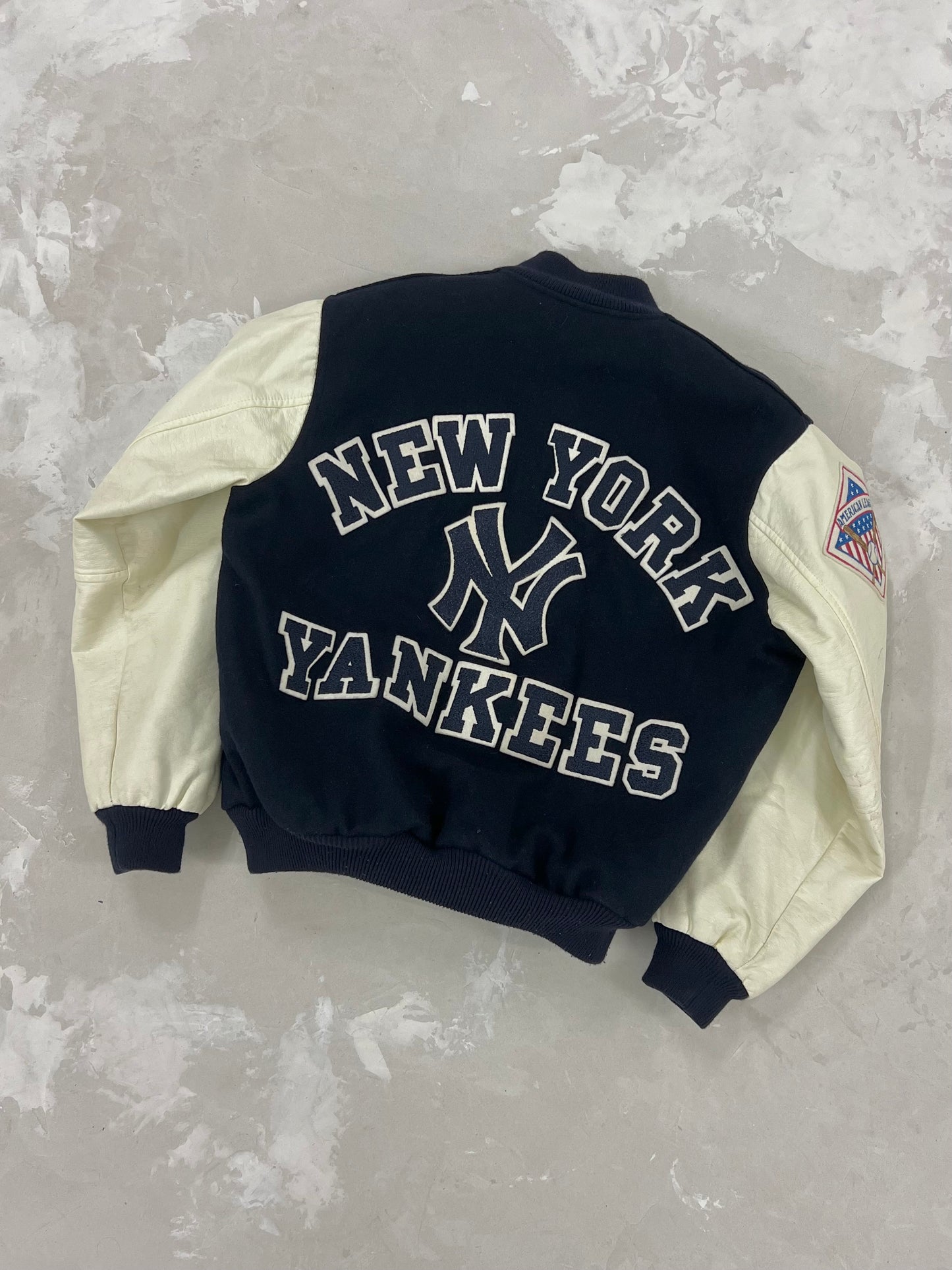 90s NEW YORK YANKEES VARSITY JACKET