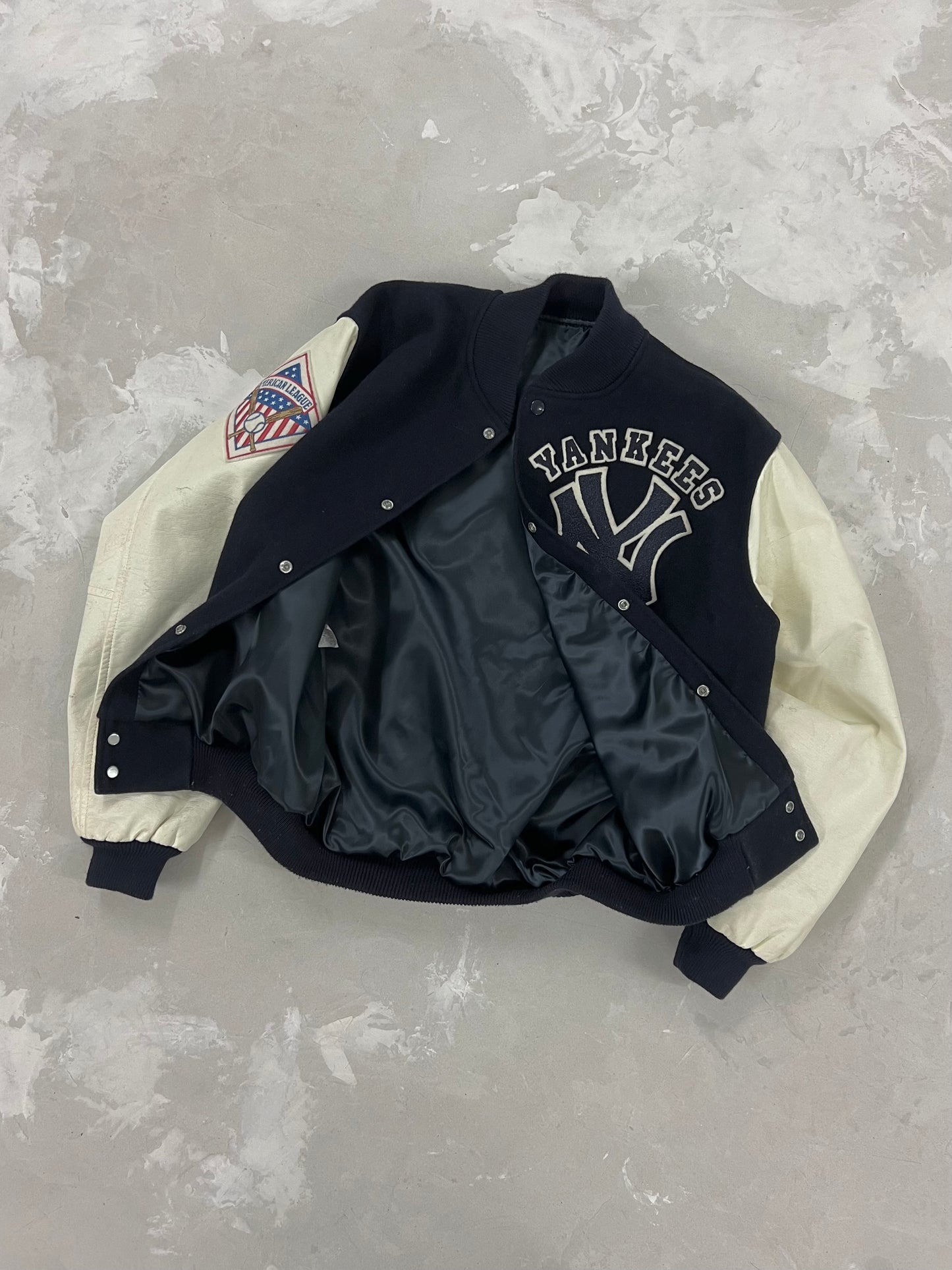 90s NEW YORK YANKEES VARSITY JACKET